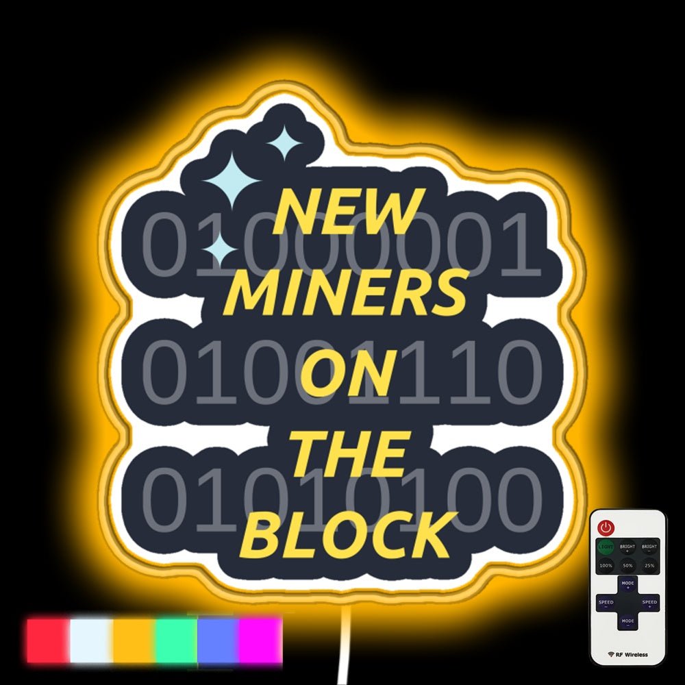 Btc Mining Led Neon Sign - Shineneon