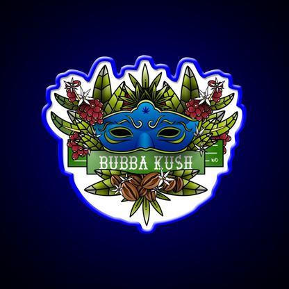 Bubba Kush Hemp Inspired Green Leaf Led Neon Sign Rgb Color - LED neon sign view 5