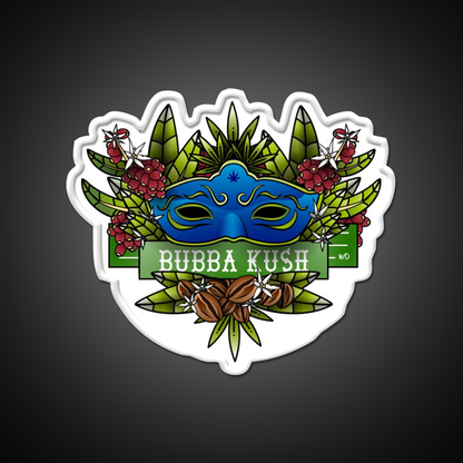 Bubba Kush Hemp Inspired Green Leaf Led Neon Sign Rgb Color - LED neon sign view 11