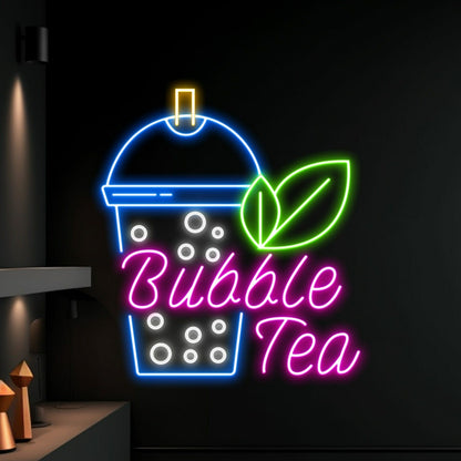 Bubble Tea Coffee Wall Decor For Bars Cafes And Home Kitchens | Shineneon