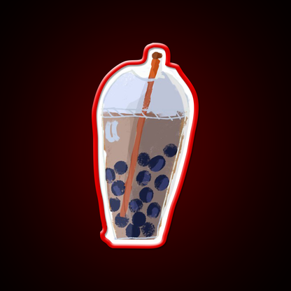 Bubble Tea Me Collage Animation Asian Cultural Led Neon Sign Rgb Color - LED neon sign view 10