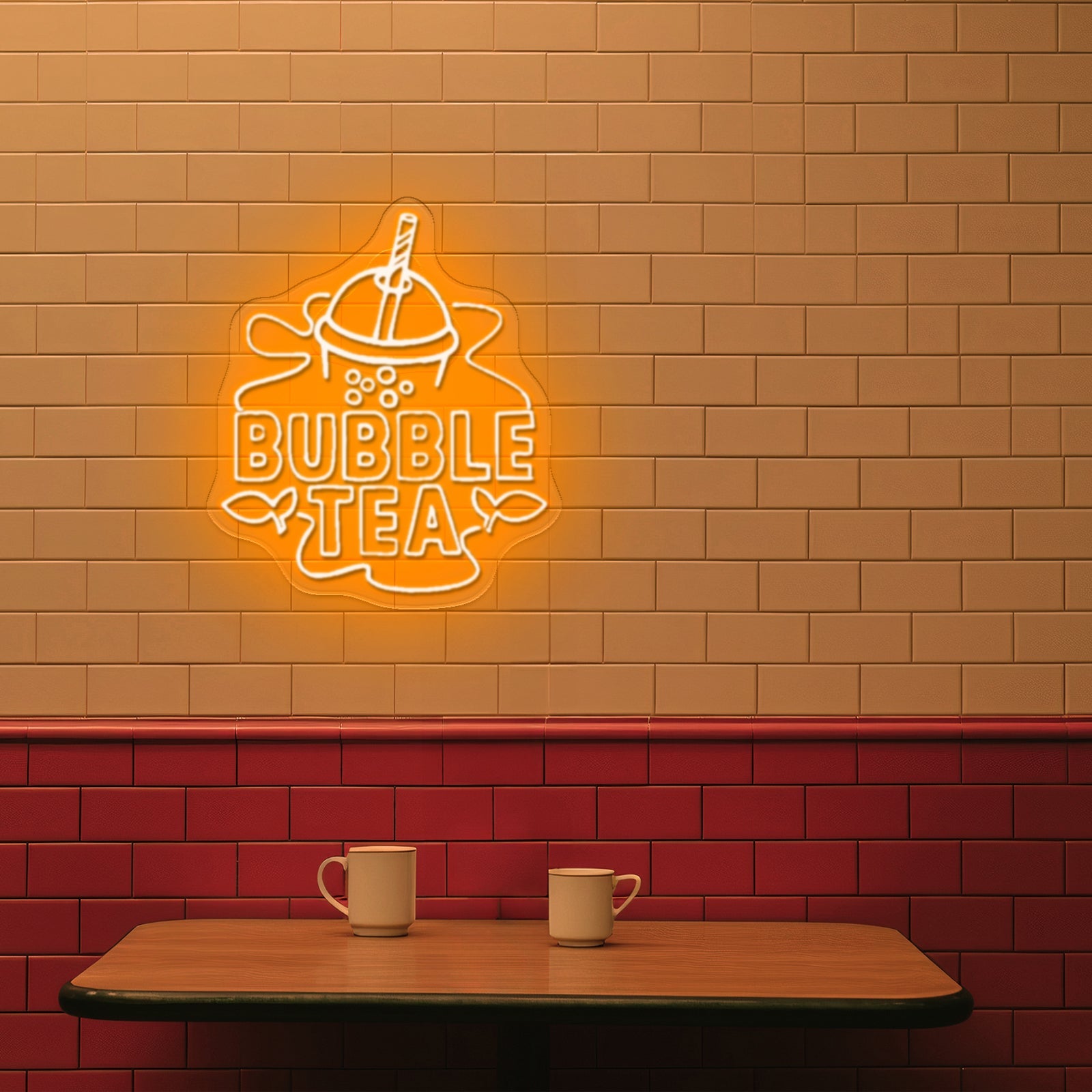 Bubble Tea Milk Tea Led Sign Lights - Shineneon