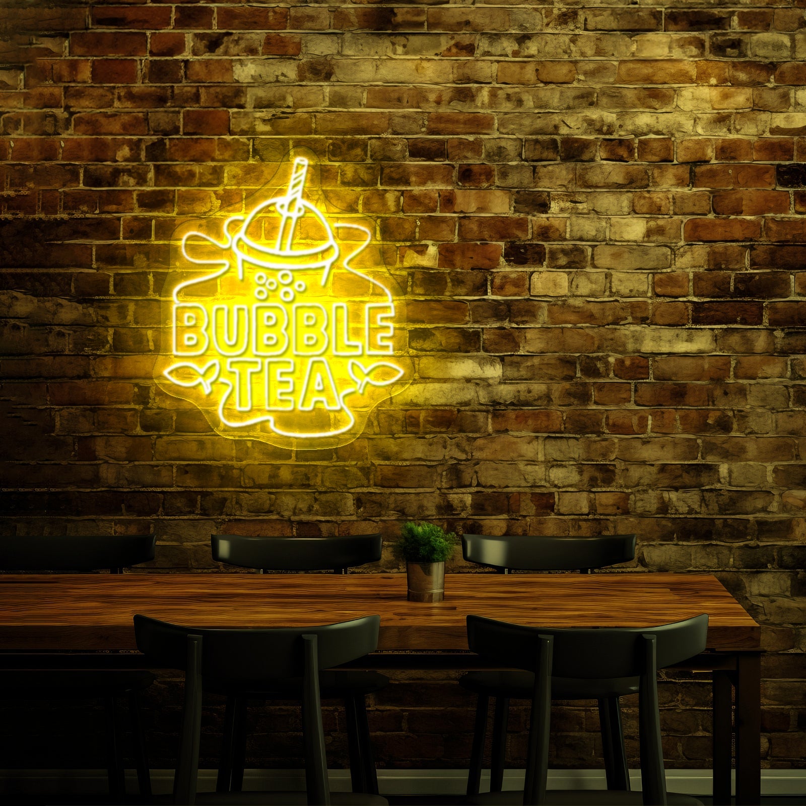 Bubble Tea Milk Tea Led Sign Lights - Shineneon
