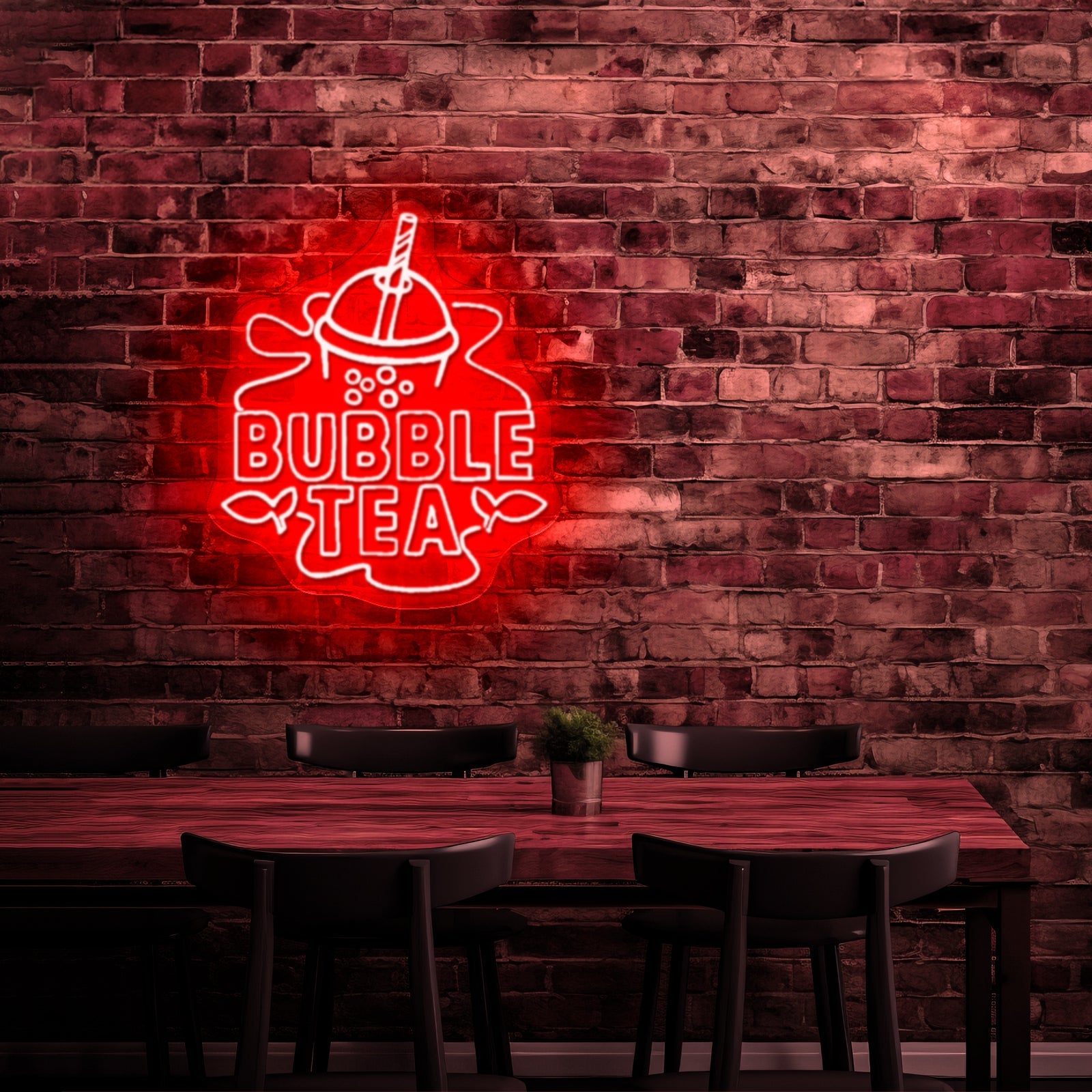 Bubble Tea Milk Tea Led Sign Lights - Shineneon