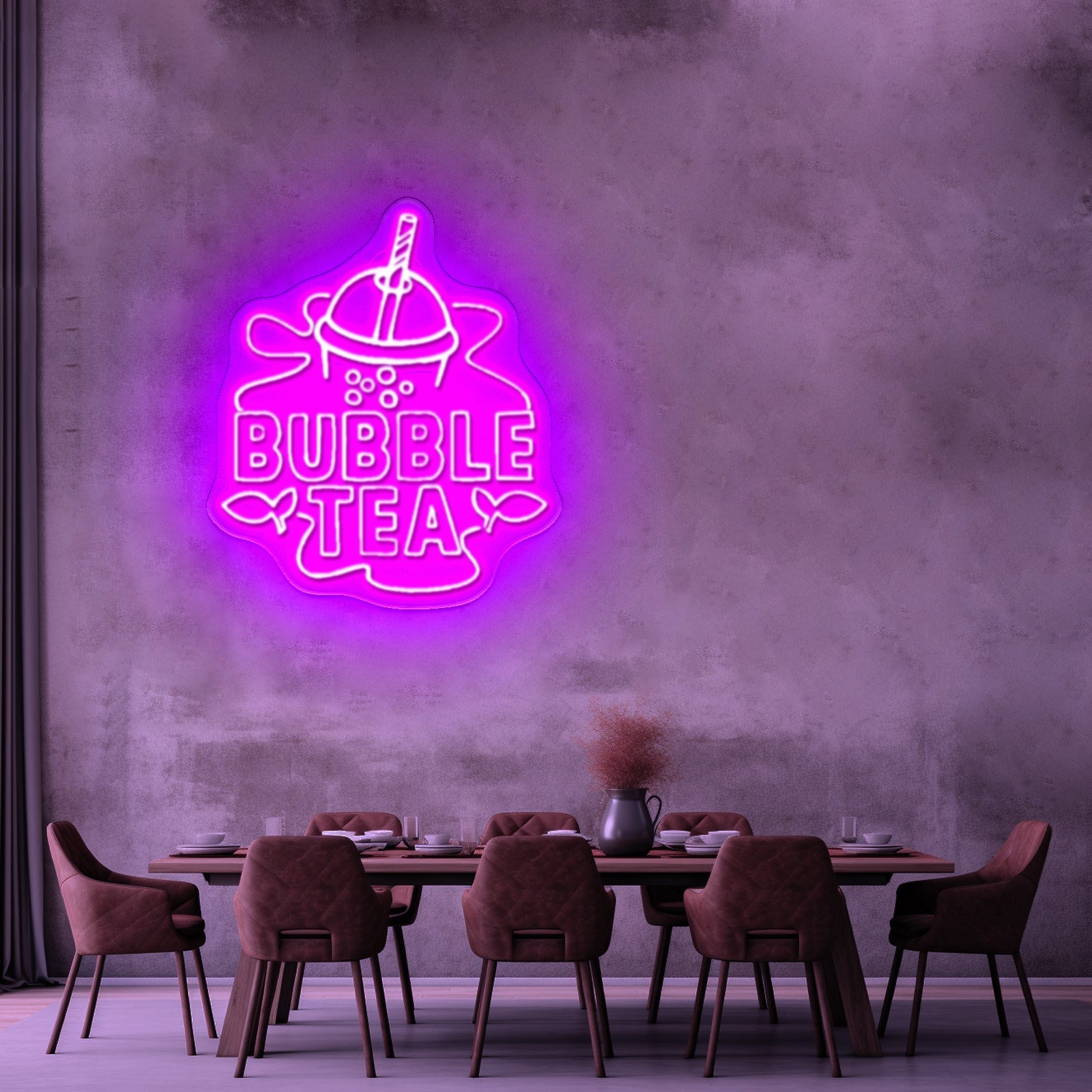 Bubble Tea Milk Tea Led Sign Lights - Shineneon