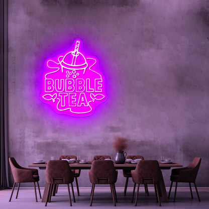 Bubble Tea Milk Tea Led Sign Lights - Shineneon