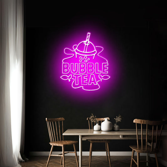 Bubble Tea Milk Tea Led Sign Lights