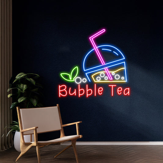 Bubble Tea Neon Sign