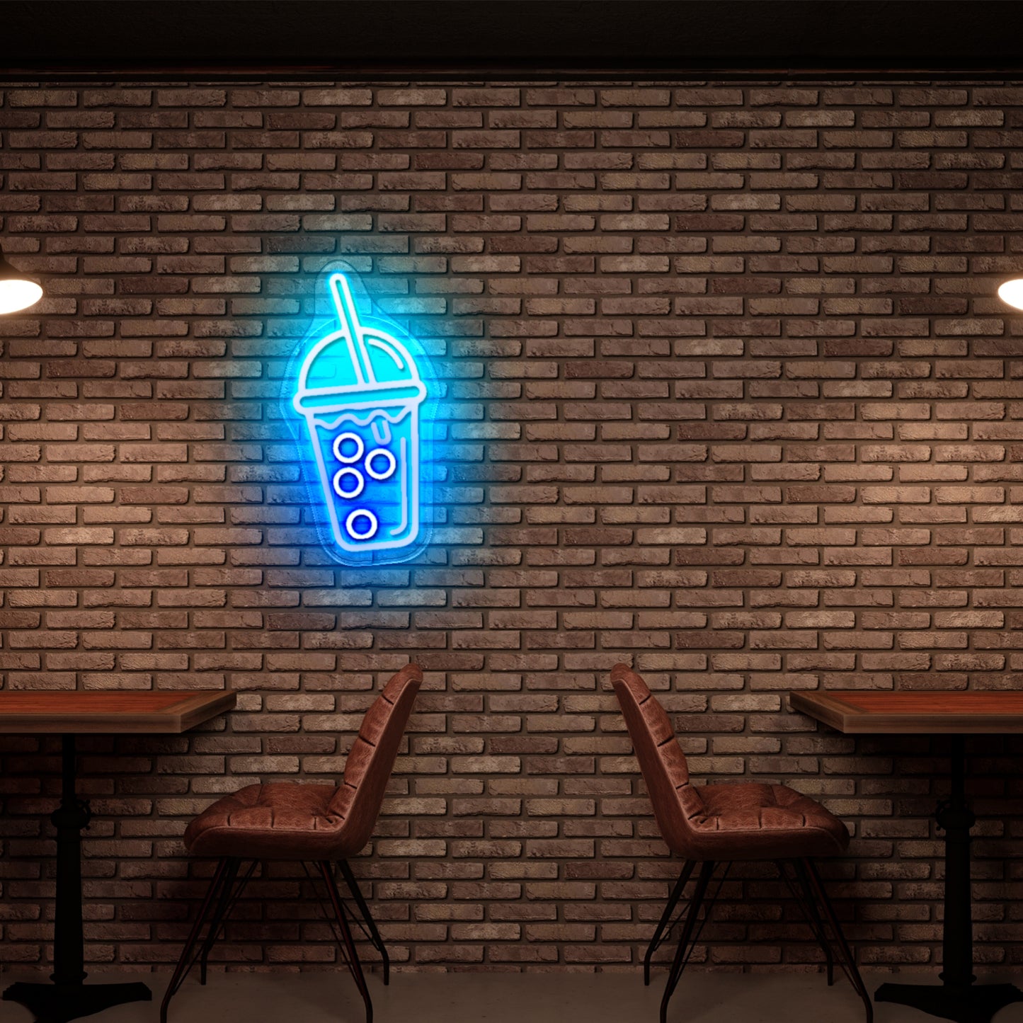 Bubble Tea Sign Boba Tea Coffee Shop Large Neon Signs