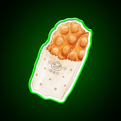 Bubble Waffles Snack Food Led Neon Sign Rgb Color - Shineneon