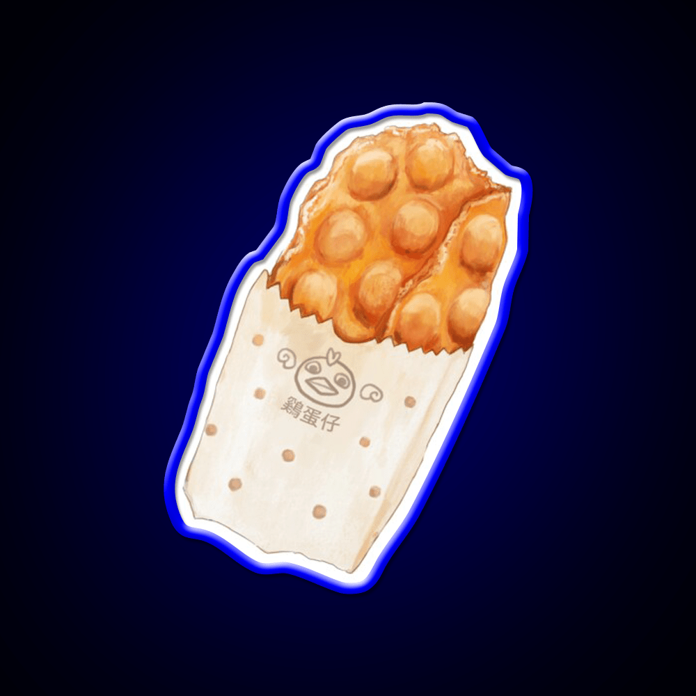 Bubble Waffles Snack Food Led Neon Sign Rgb Color - Shineneon