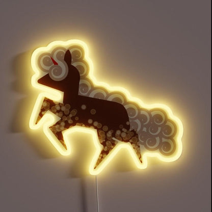 Bubbly Float Unicorn Rgb Led Neon Sign - Shineneon