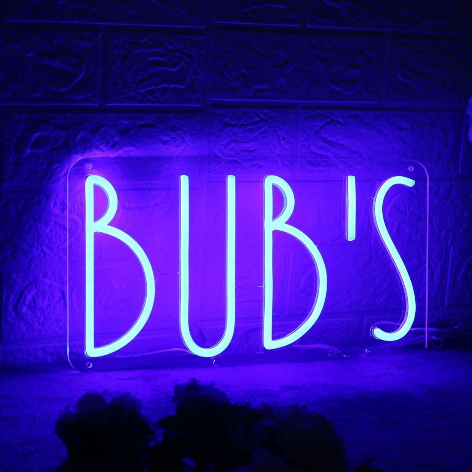 Bubs Blue Led Neon Sign - Shineneon