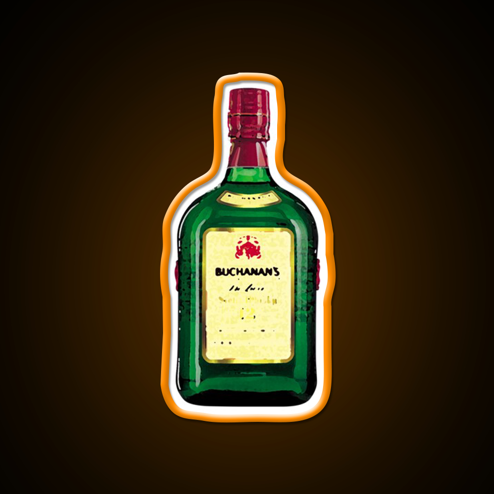 Buchanans Bottle Beer Bar Decor Led Neon Sign Rgb Color - LED neon sign view 6