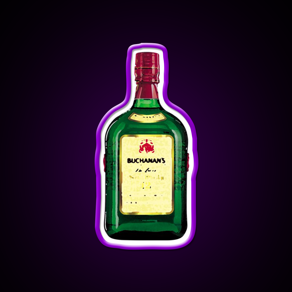 Buchanans Bottle Beer Bar Decor Led Neon Sign Rgb Color - LED neon sign view 9