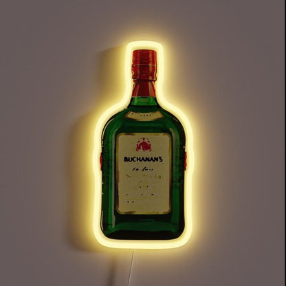 Buchanans Bottle Rgb Led Neon Sign - Shineneon