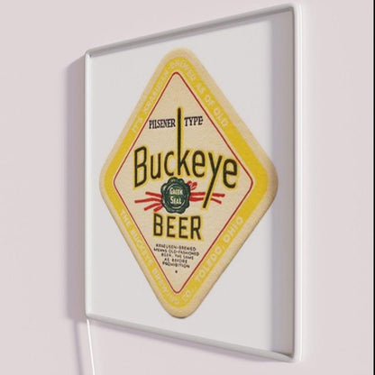 Buckeye Green Seal Beer Rgb Led Neon Sign - Shineneon