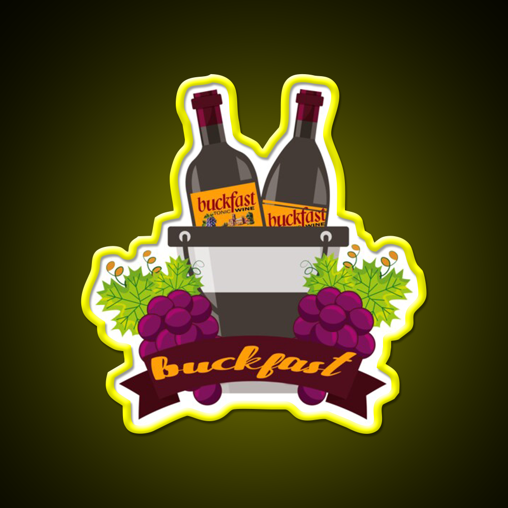 Buckfast Tonic Wine Beer Bar Decor Led Neon Sign Rgb Color - LED neon sign view 7