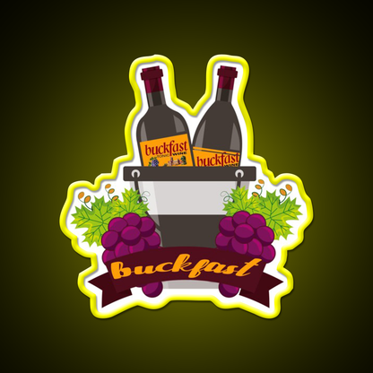 Buckfast Tonic Wine Beer Bar Decor Led Neon Sign Rgb Color - LED neon sign view 7