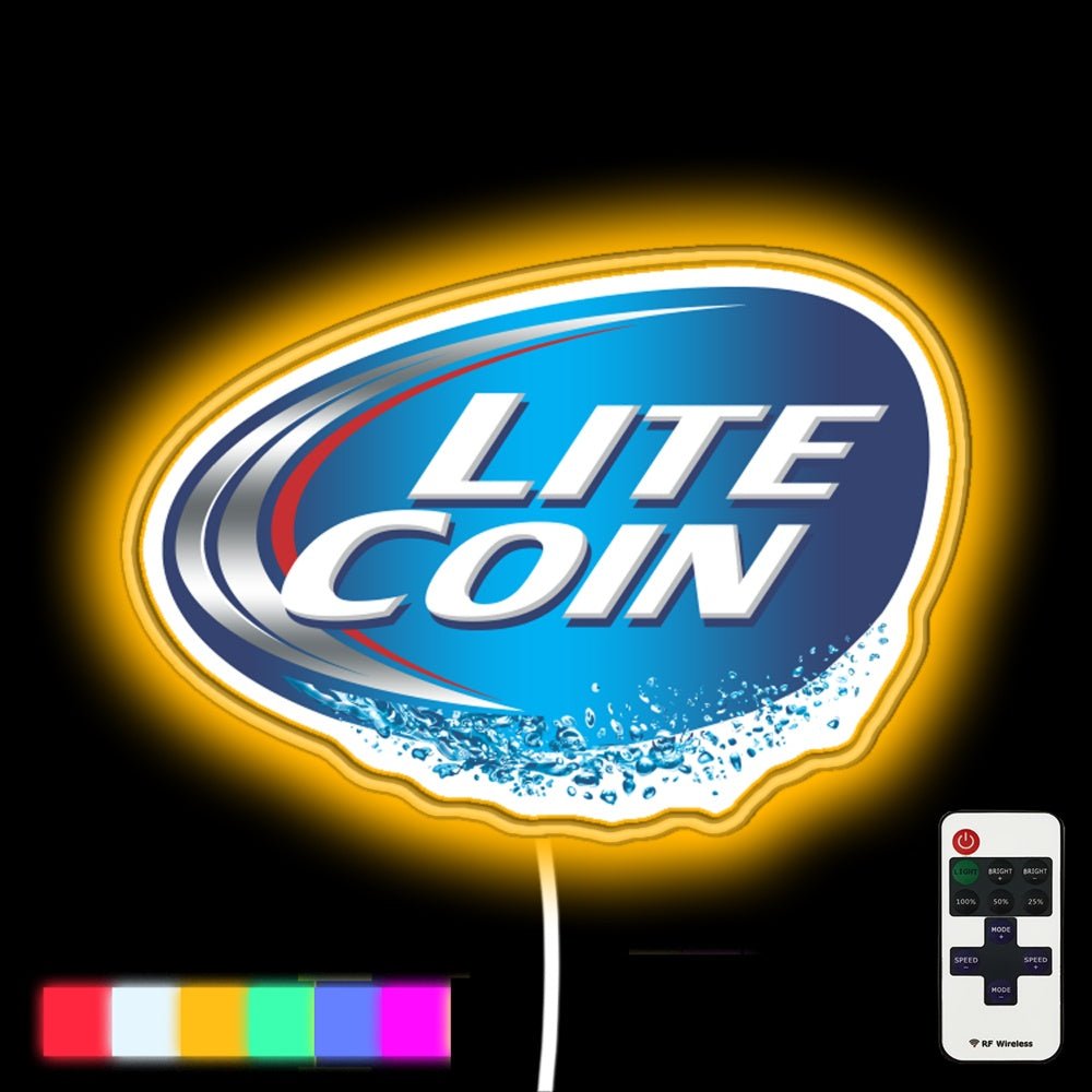 Bud Litecoin Led Neon Sign - Shineneon