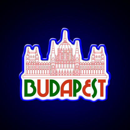 Budapest Hungary Beer Bar Decor Led Neon Sign Rgb Color - LED neon sign view 5