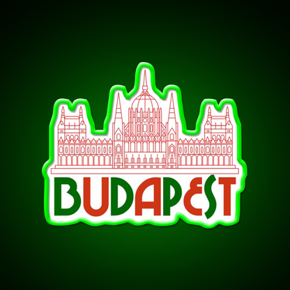 Budapest Hungary Beer Bar Decor Led Neon Sign Rgb Color - LED neon sign view 8