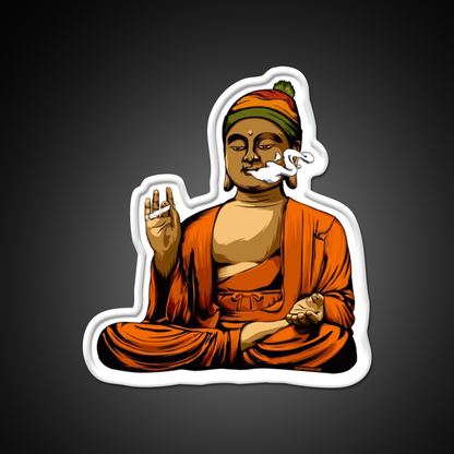 Buddha Hemp Inspired Green Leaf Led Neon Sign Rgb Color - LED neon sign view 11