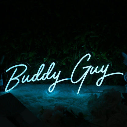 Buddy Guy Blue Led Neon Sign - Shineneon