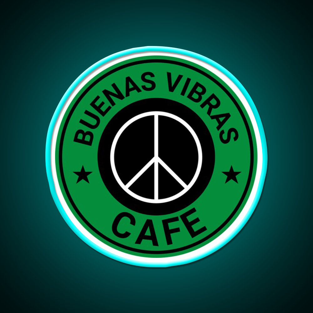 Buenas Good Vibes Bakery Cafe Led Neon Sign Espresso Bar Art Rgb Color