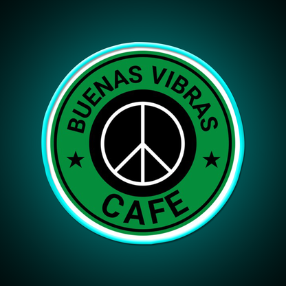 Buenas Good Vibes Bakery Cafe Led Neon Sign Espresso Bar Art Rgb Color