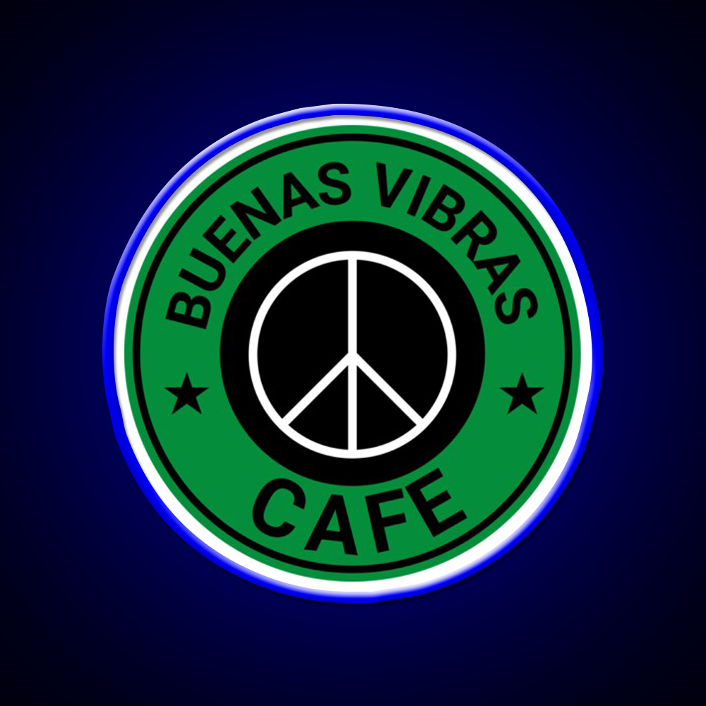 Buenas Good Vibes Bakery Cafe Led Neon Sign Espresso Bar Art Rgb Color