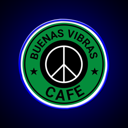 Buenas Good Vibes Bakery Cafe Led Neon Sign Espresso Bar Art Rgb Color