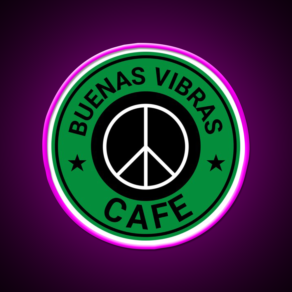 Buenas Good Vibes Bakery Cafe Led Neon Sign Espresso Bar Art Rgb Color