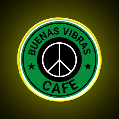 Buenas Good Vibes Bakery Cafe Led Neon Sign Espresso Bar Art Rgb Color - Shineneon