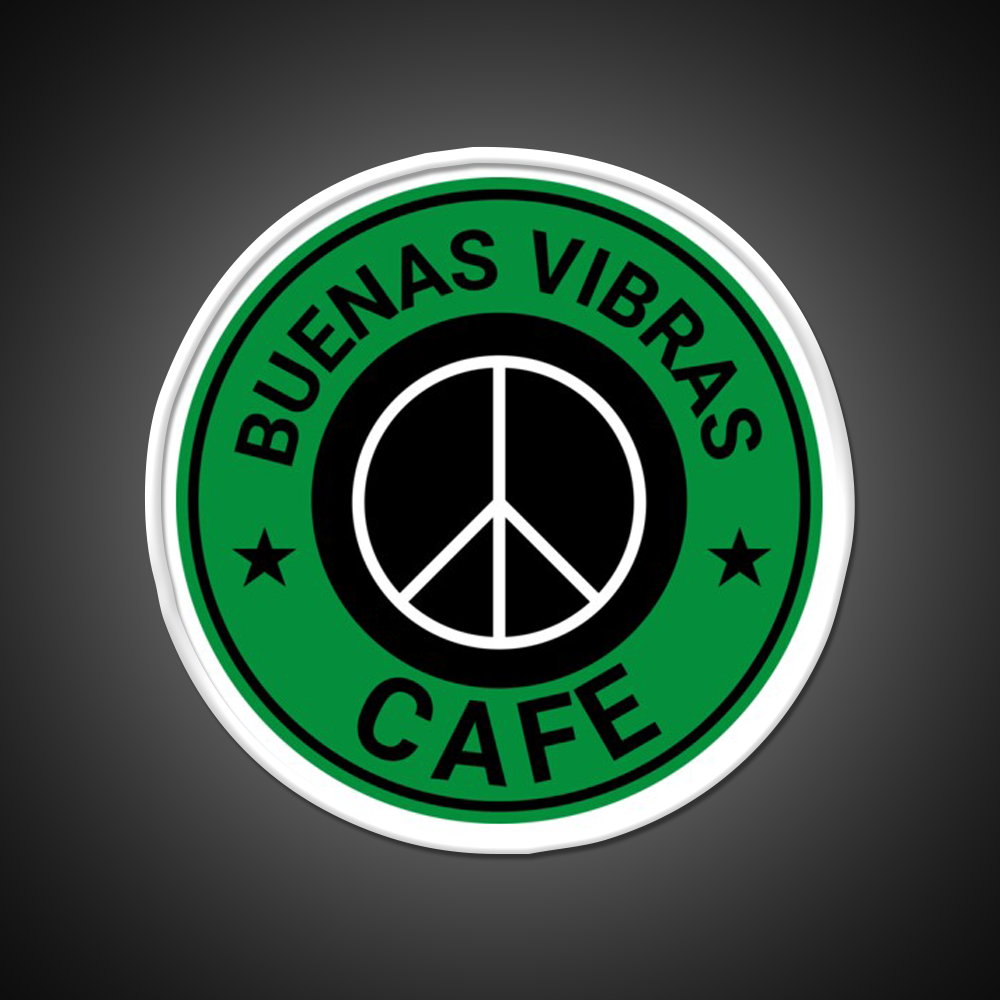 Buenas Good Vibes Bakery Cafe Led Neon Sign Espresso Bar Art Rgb Color