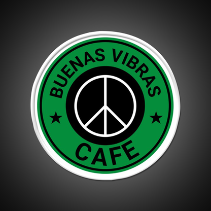 Buenas Good Vibes Bakery Cafe Led Neon Sign Espresso Bar Art Rgb Color