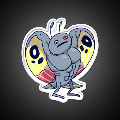 Buff Mothman Gym Fitness Led Neon Sign Rgb Color - LED neon sign view 11
