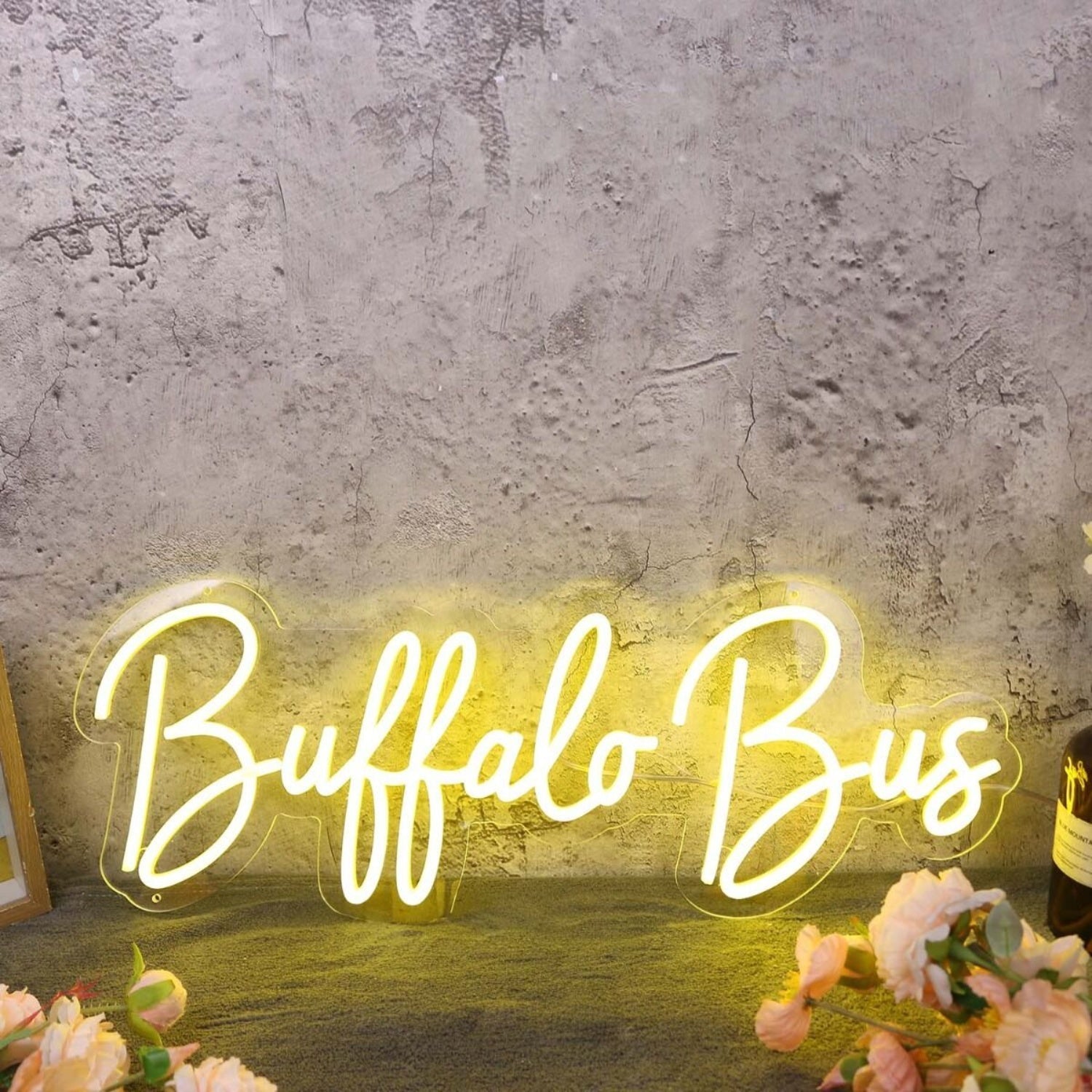 Buffalo Bus Yellow Led Neon Sign - Shineneon