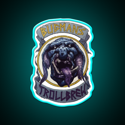 Bugman Trollbrew Man Cave Bar Led Neon Sign Rgb Color