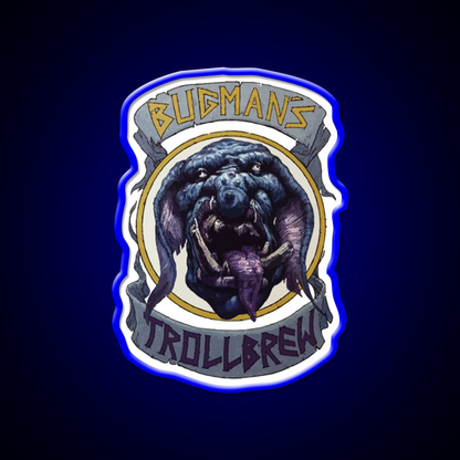 Bugman Trollbrew Man Cave Bar Led Neon Sign Rgb Color