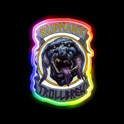 Bugman Trollbrew Man Cave Bar Led Neon Sign Rgb Color