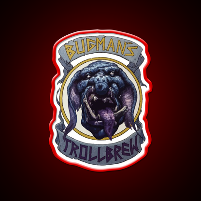 Bugman Trollbrew Man Cave Bar Led Neon Sign Rgb Color