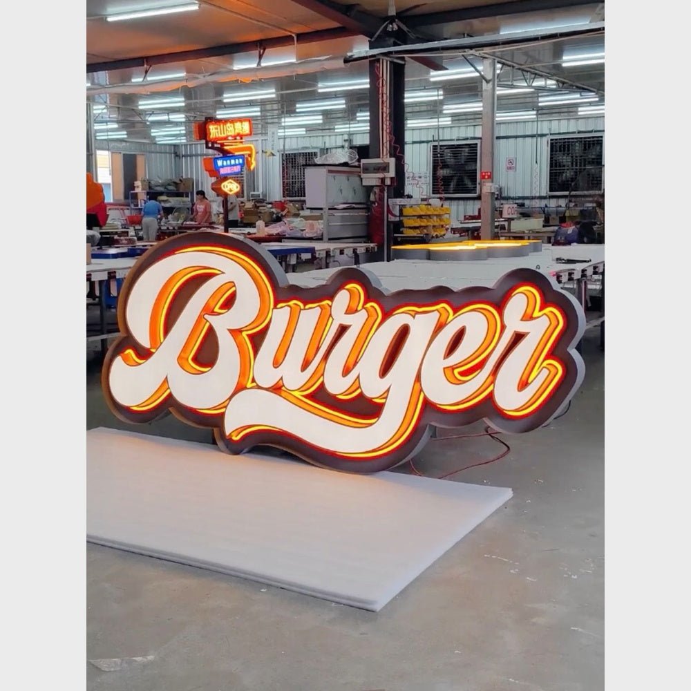 Buiges 3D Frontlit And Backlit Channel Letter Led Light Sign - Shineneon