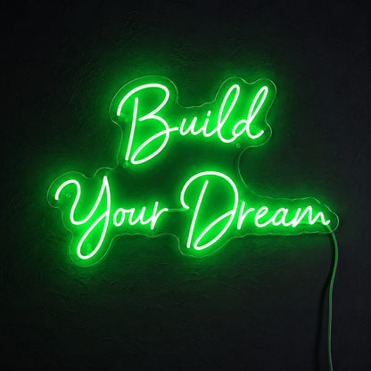 Build Your Dream LED Neon Sign - 02 High-Converting Product Image