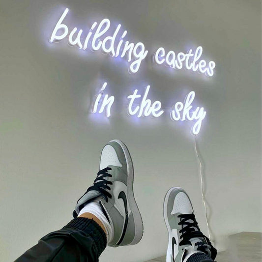 Building Castles In The Sky Led Sign Business Neon Sign