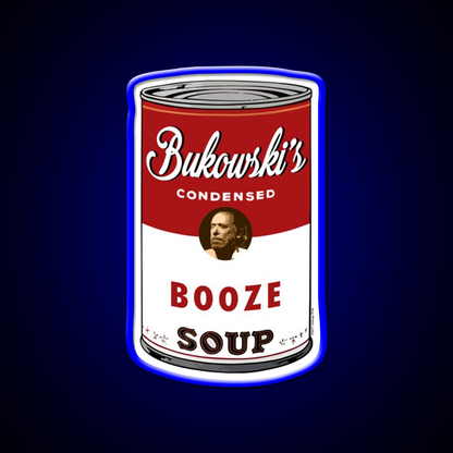 Bukowski Booze Soup Beer Bar Decor Led Neon Sign Rgb Color - LED neon sign view 5