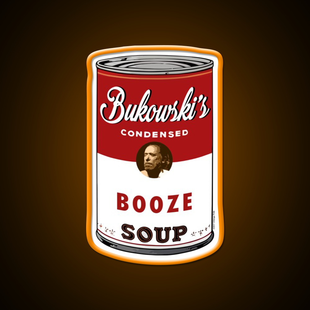 Bukowski Booze Soup Beer Bar Decor Led Neon Sign Rgb Color - LED neon sign view 6