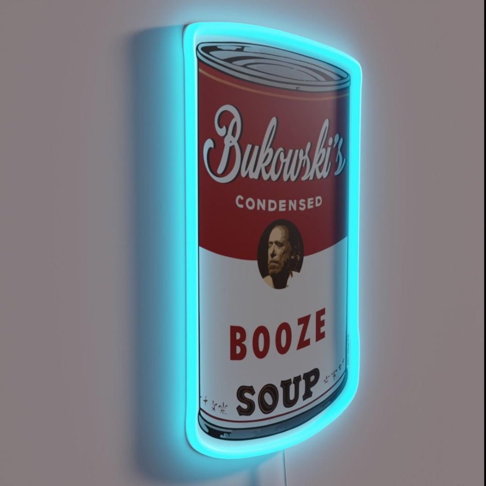 Bukowski Booze Soup Rgb Led Neon Sign - Shineneon