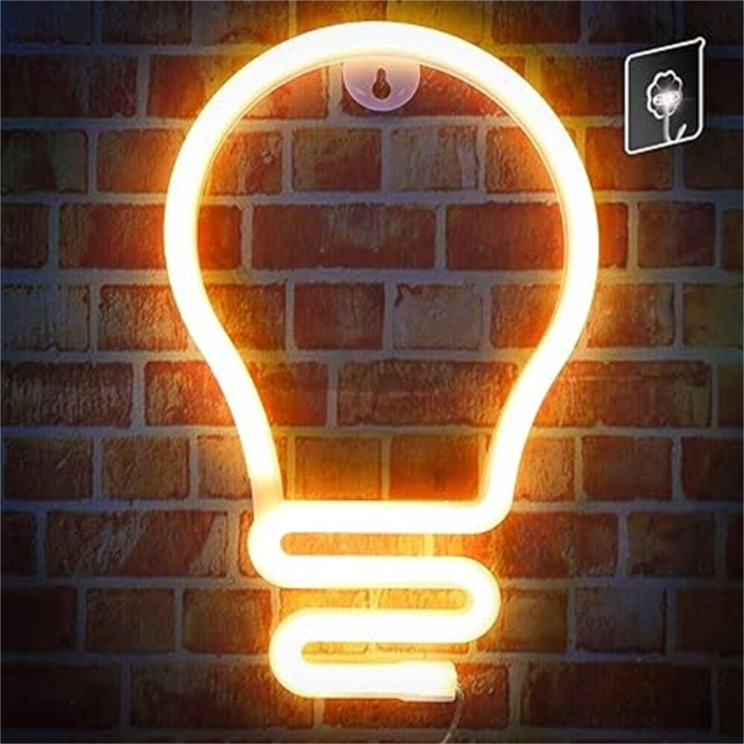 Bulb Led Neon Sign For Home Decor Office Ambiance - Shineneon