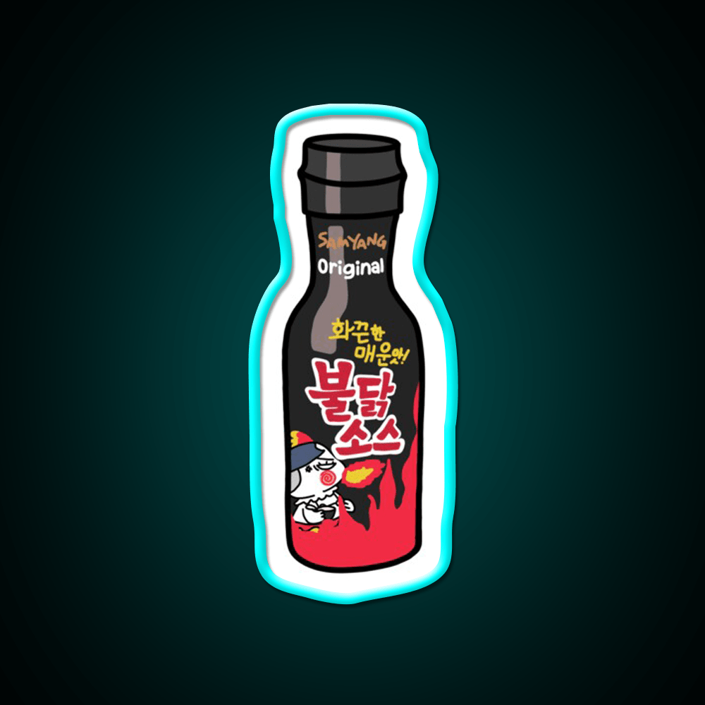 Buldak Sauce Snack Food Led Neon Sign Rgb Color - Shineneon